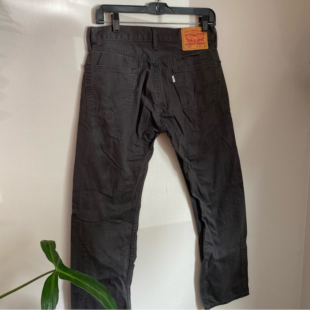 Levi's 505 Slim Jeans in Charcoal Size W30‎ L30